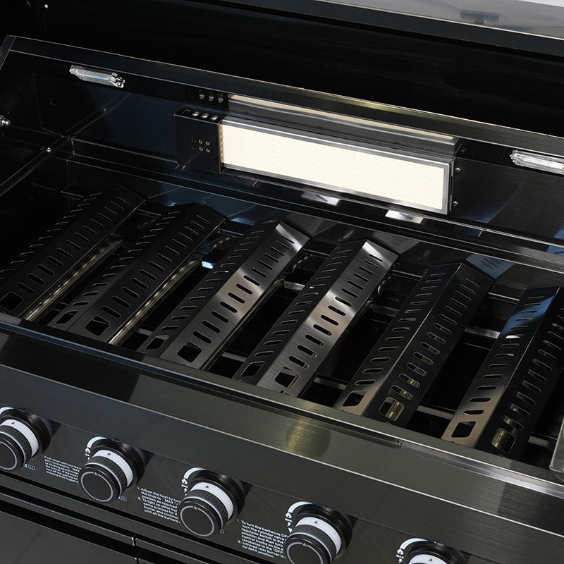 Complete buitenkeuken - spoelbak + kraan - BBQ gasgrill met zijbrander + koelkast