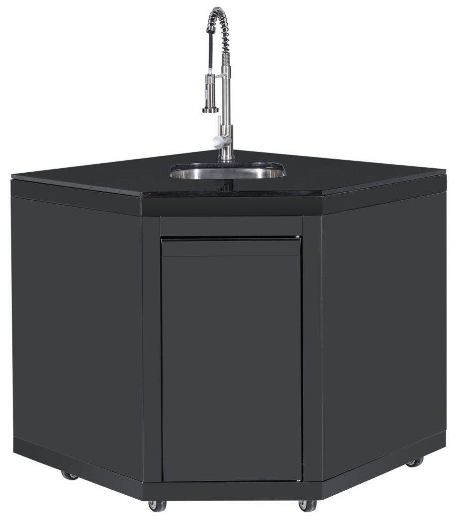 Eckschrank 90° mit Tür (Edelstahl 304)