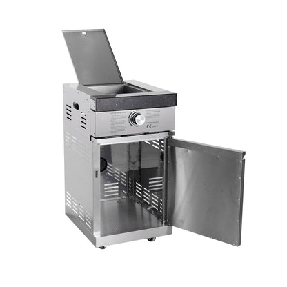 BBQ-Grill - Seitengrill - 1 Keramik-Infrarotbrenner - Freistehend