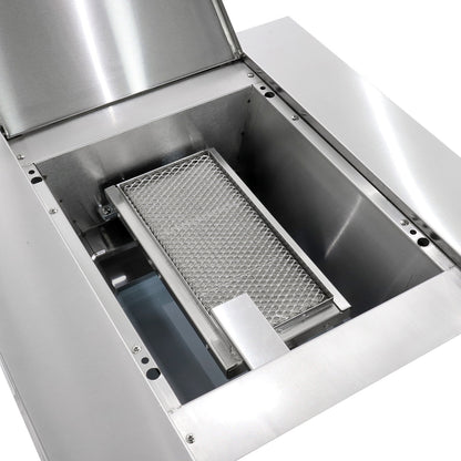 BBQ-Grill - Seitengrill - 1 Keramik-Infrarotbrenner - Freistehend