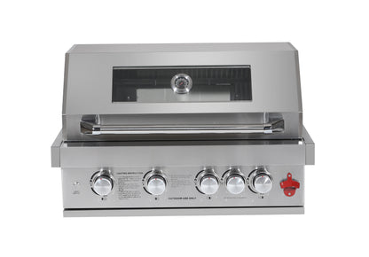 Gasgrill - Einbau - 4 Rohrbrenner 1 hinterer Brenner